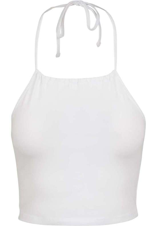 Мышечная рубашка Urban Classics Damen Ladies Cropped Neckholder Top