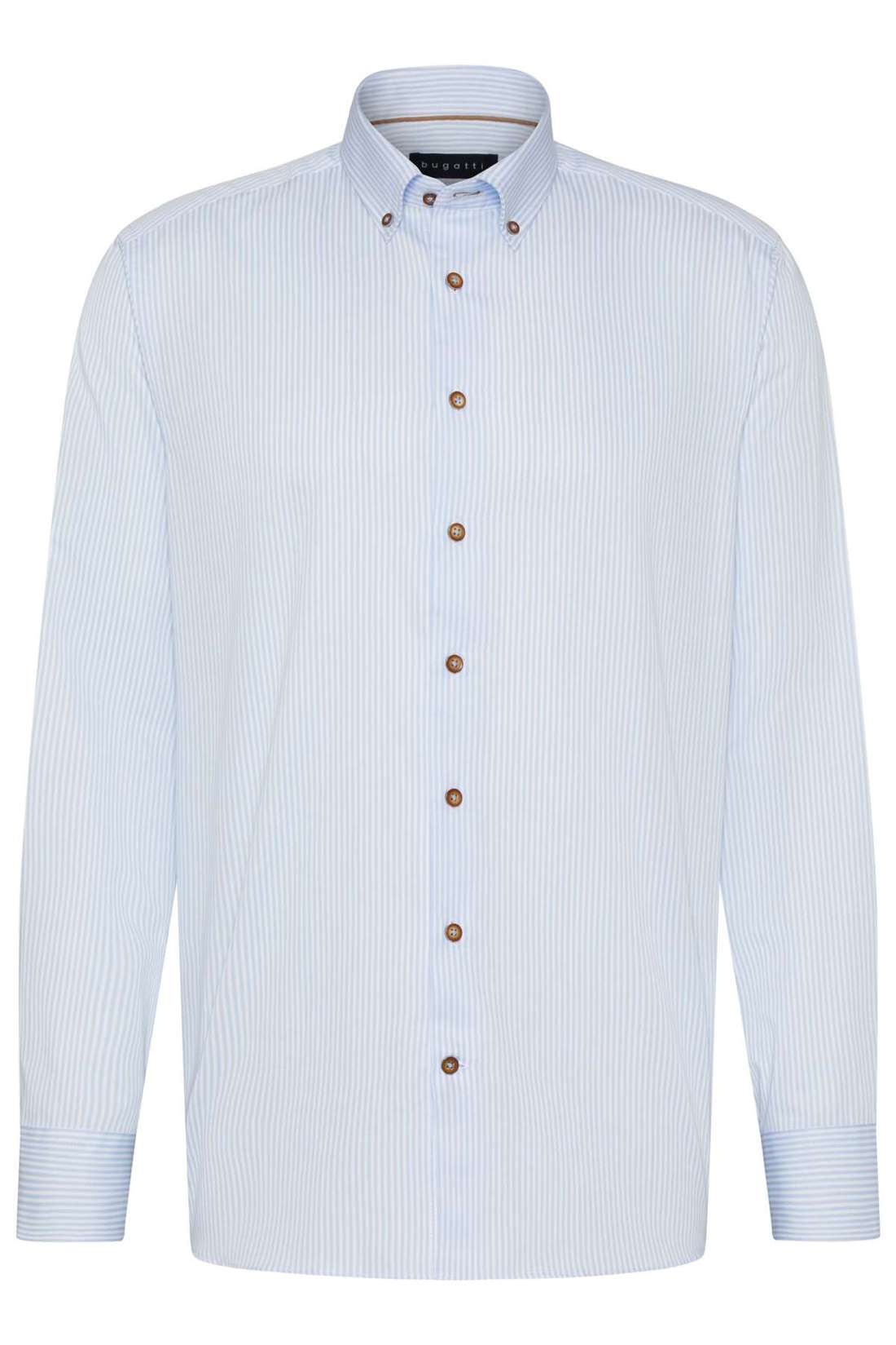 Рубашка с длинными рукавами и тонкими полосками