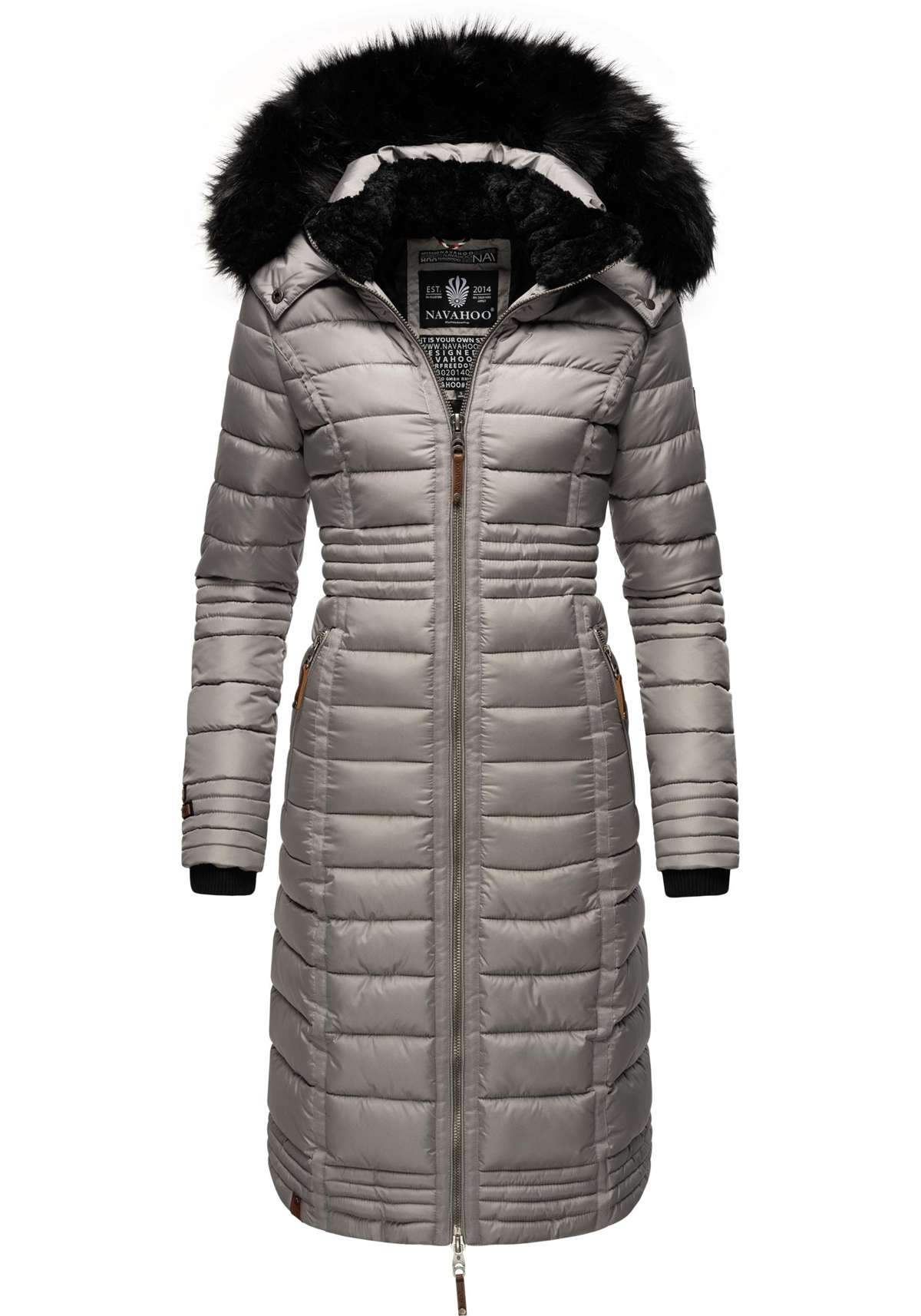 Зимнее пальто, длинное женское зимнее стеганое пальто с капюшоном из искусственного меха