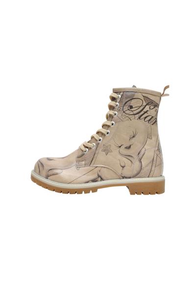 ботинки на шнуровке Damen Wb Long Boots Tweety With Roses 36 farbig Vegan Damen Boot