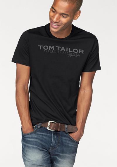 Рубашка с круглым вырезом и принтом логотипа