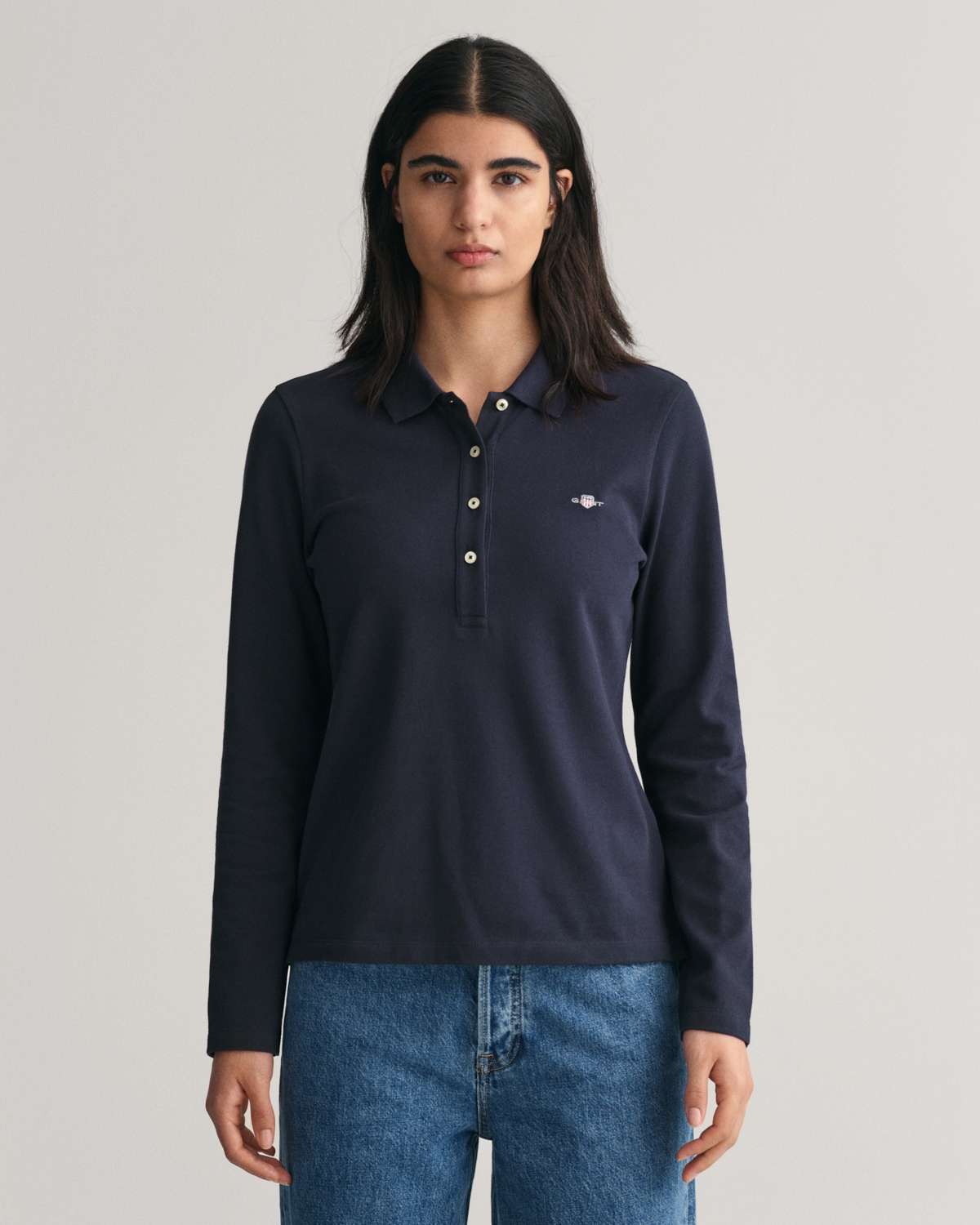 Рубашка поло с длинными рукавами SLIM SHIELD LS PIQUE POLO