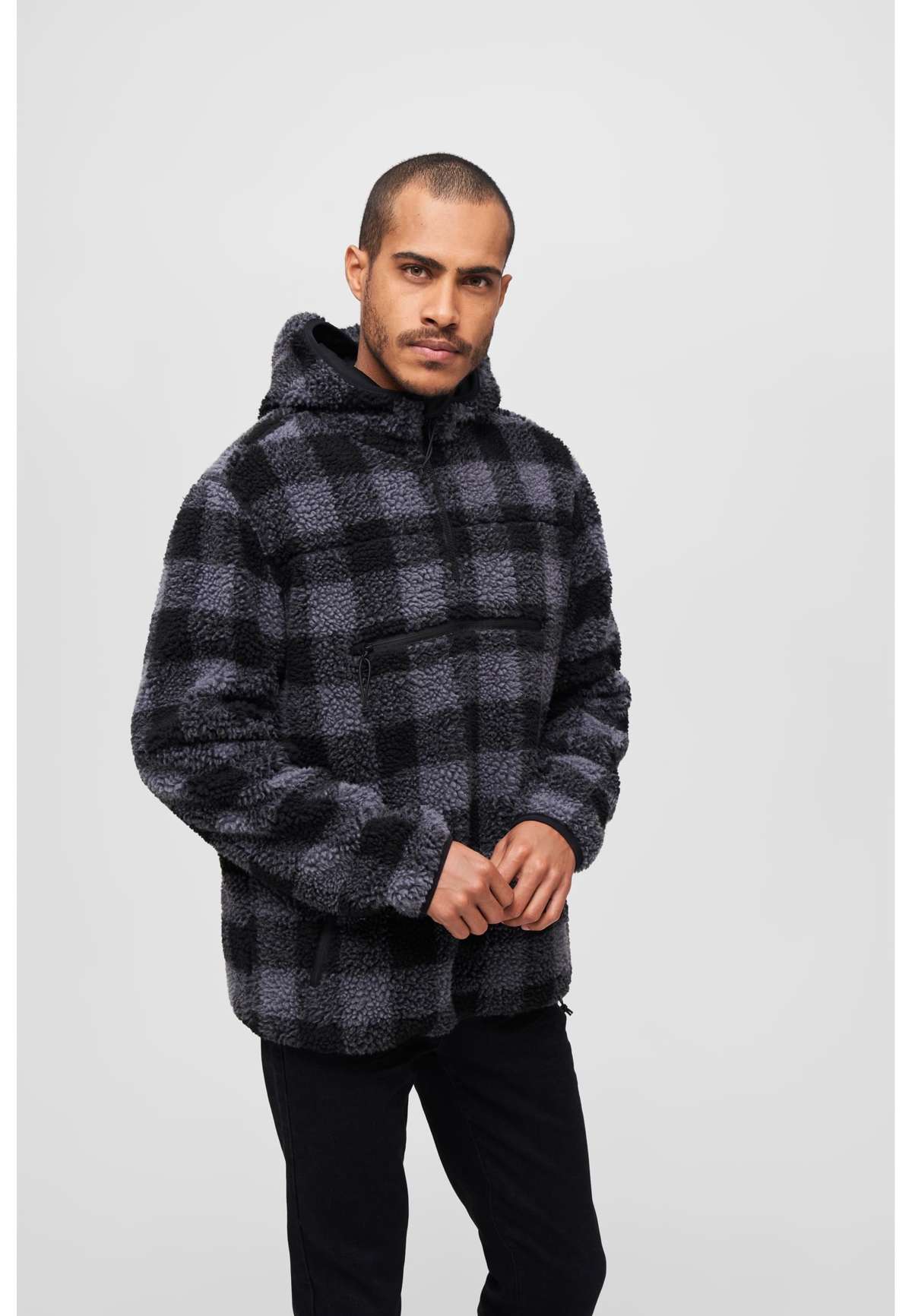 анорак Herren Teddyfleece Worker Pullover