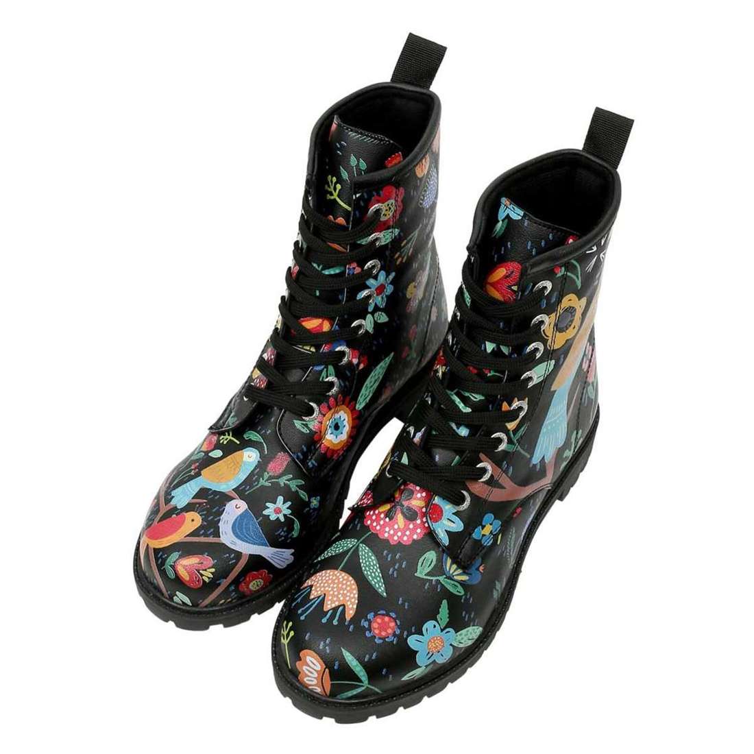 ботинки на шнуровке Damen Boots Flower & Birds Vegan Damen Boots / female