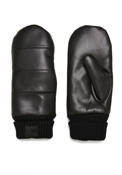 Хлопковые перчатки Urban Classics Unisex Puffer Imitation Leather Gloves