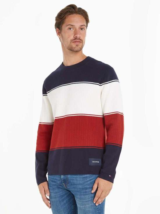 Свитер с круглым вырезом MILANO COLOURBLOCK CREW NECK