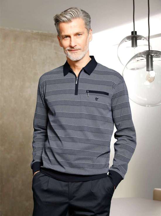 рубашка поло Langarm-Poloshirt