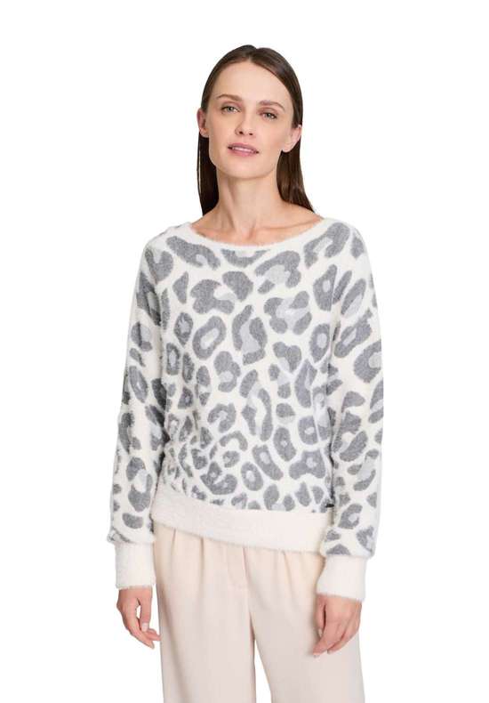 Вязаный свитер Betty & Co Strickpullover mit U-Boot-Ausschnitt