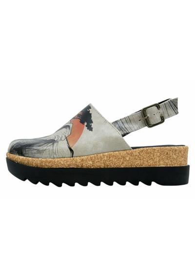 сандалии Damen Akita Sunset Animals Vegan Damen Sandalen/ Sandaletten /