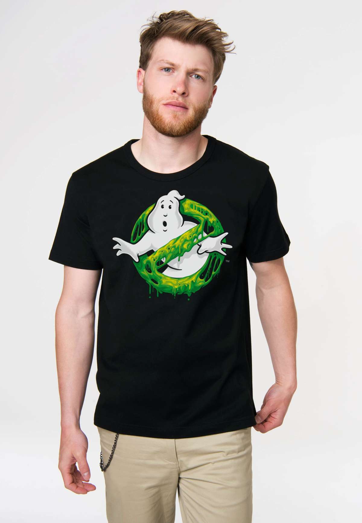 Футболка с классным принтом Ghostbusters – Slime Logo