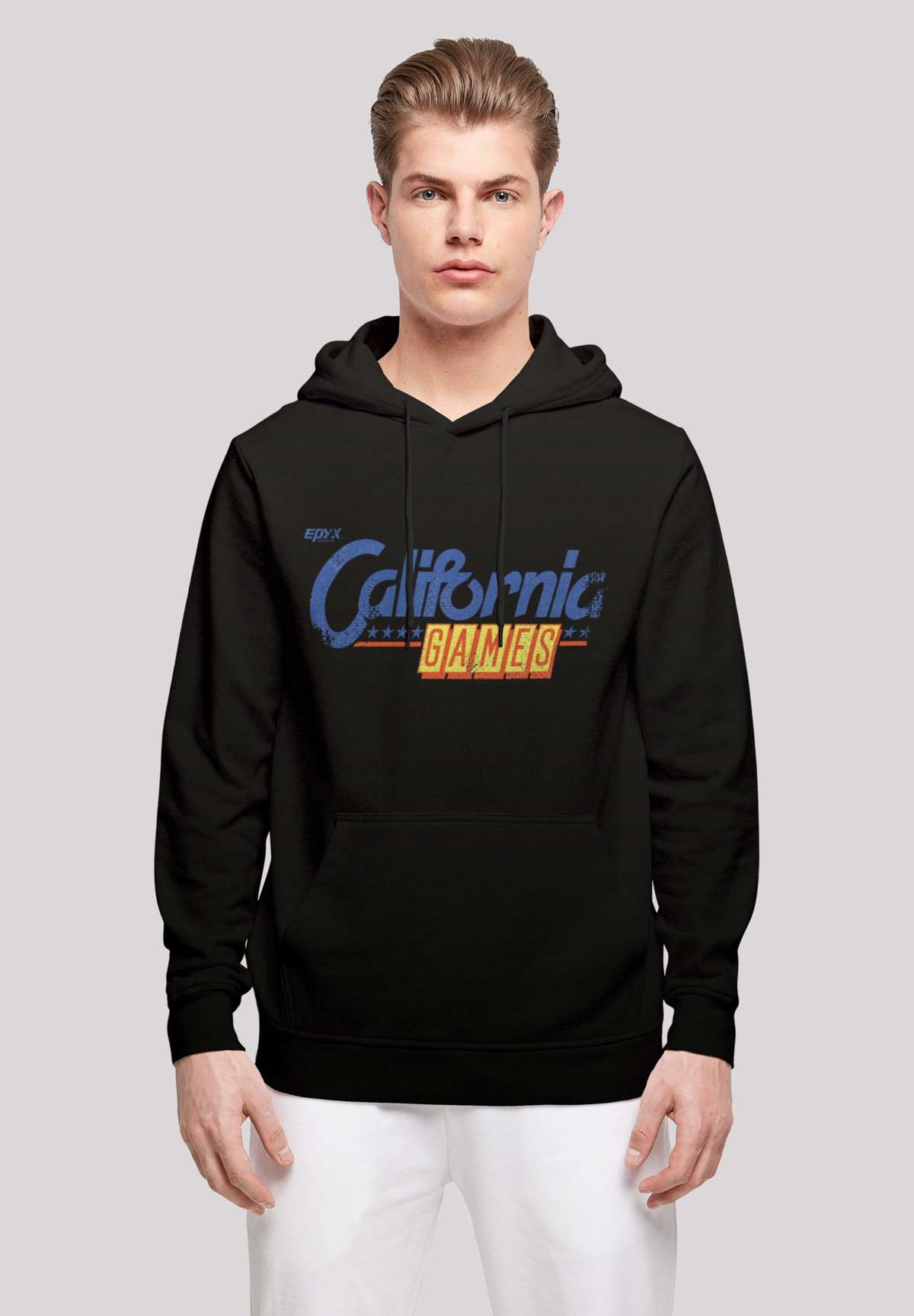 Толстовка с капюшоном Retro Gaming California GAMES LOGO