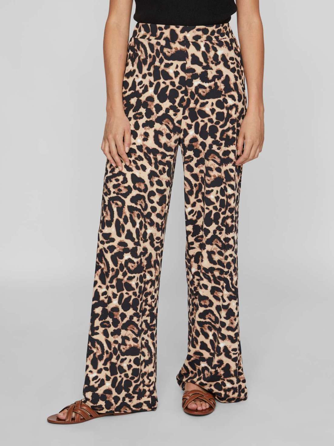 Брюки без застежки VILEOA RW WIDE PANTS - NOOS