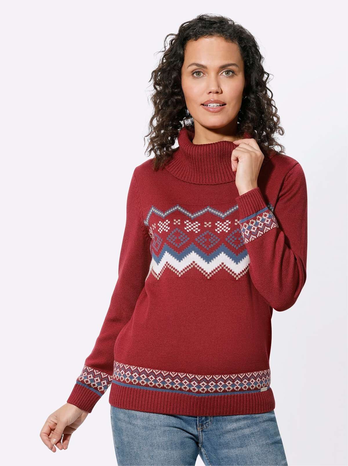 Свитер с высоким воротником Rollkragen-Pullover