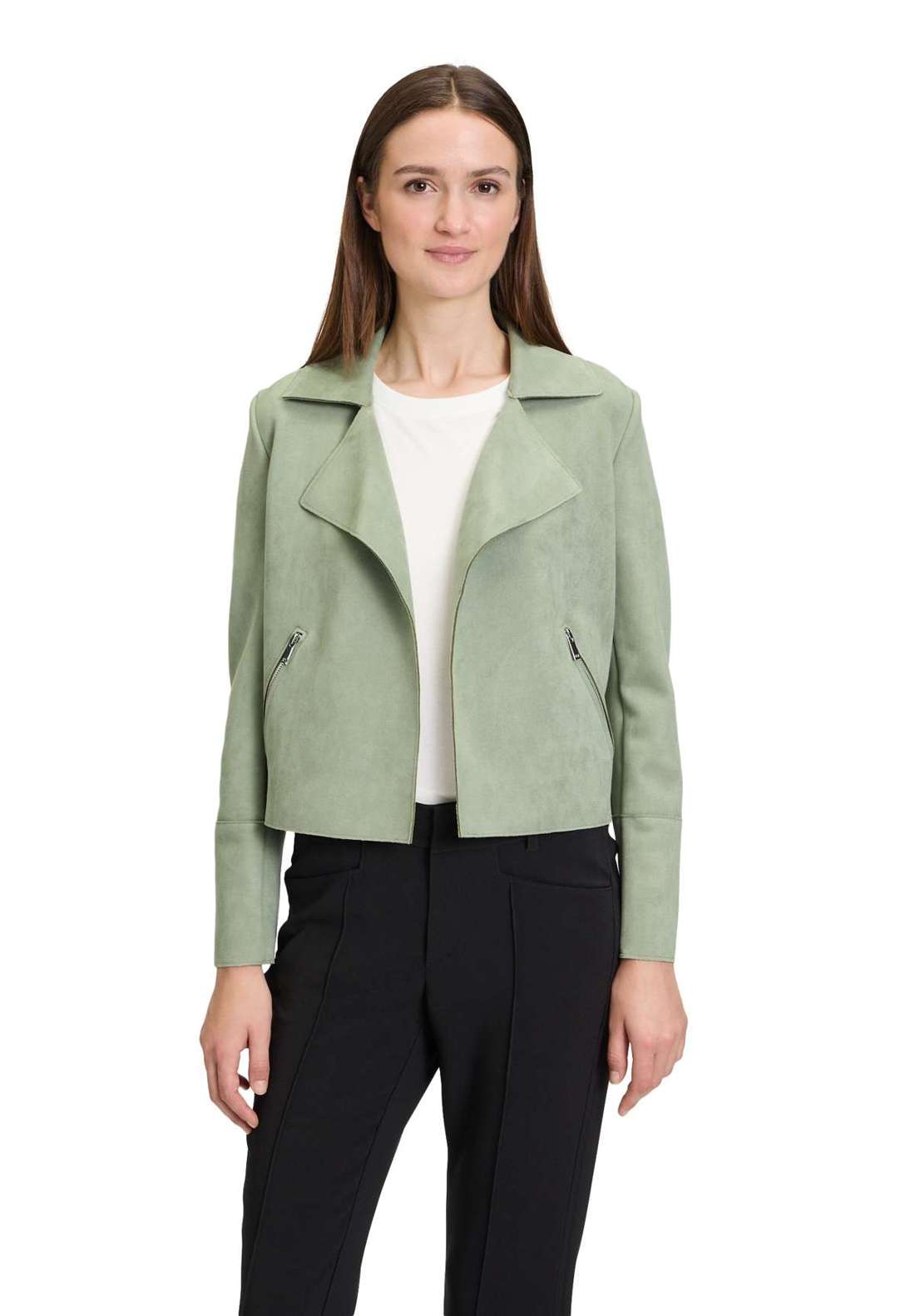 Пиджак-пиджак Blazer-Jacke mit offenem Saum