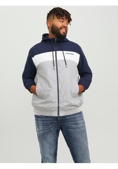 Бомбер с капюшоном и надписью-логотипом JJERUSH HOOD BOMBER NOOS PLS