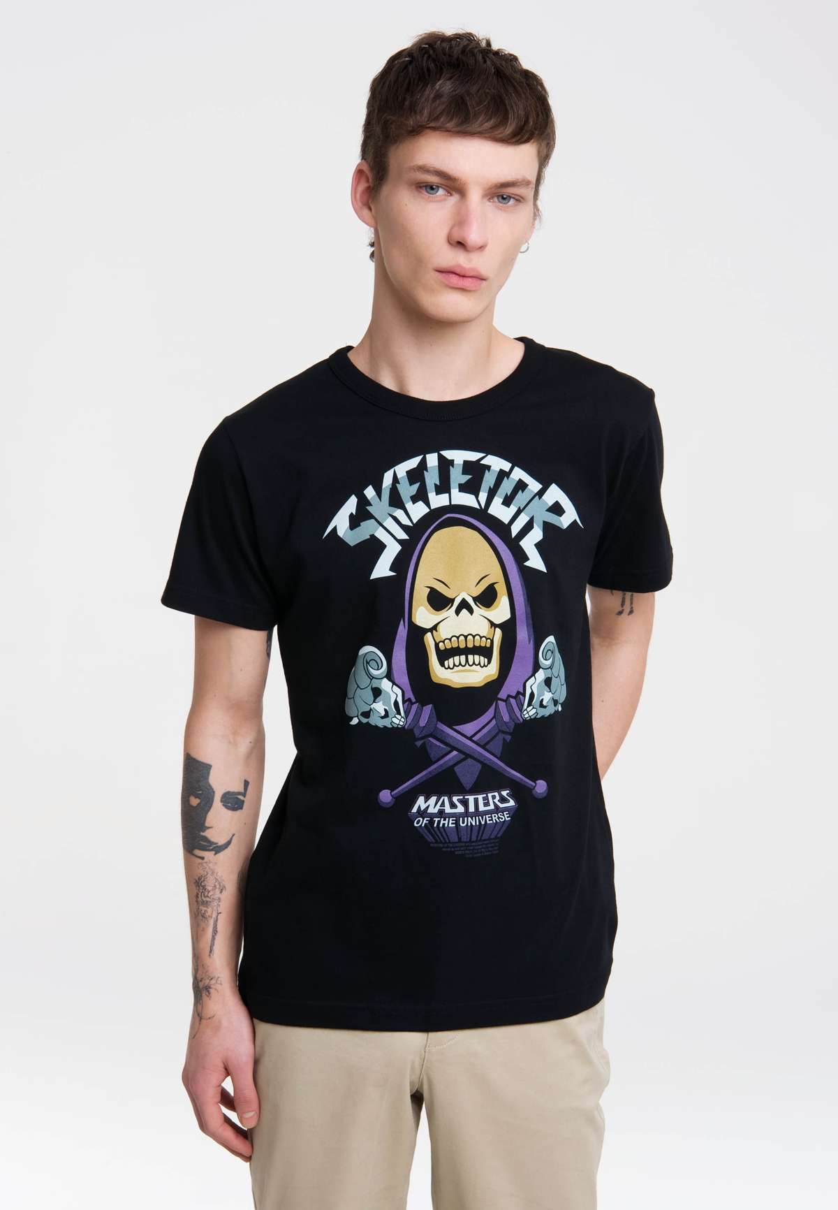 Футболка с крупным принтом Masters Of The Universe Skeletor
