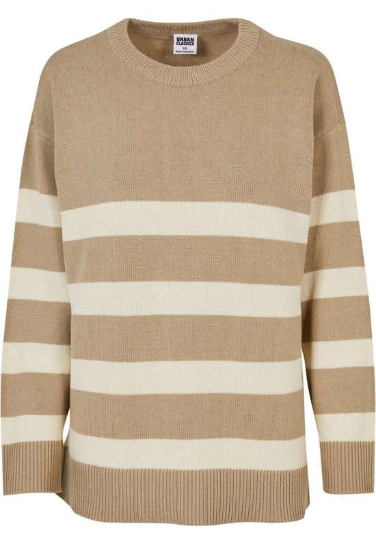 Свитер с круглым вырезом Urban Classics Damen Ladies Striped Knit Crew Sweater