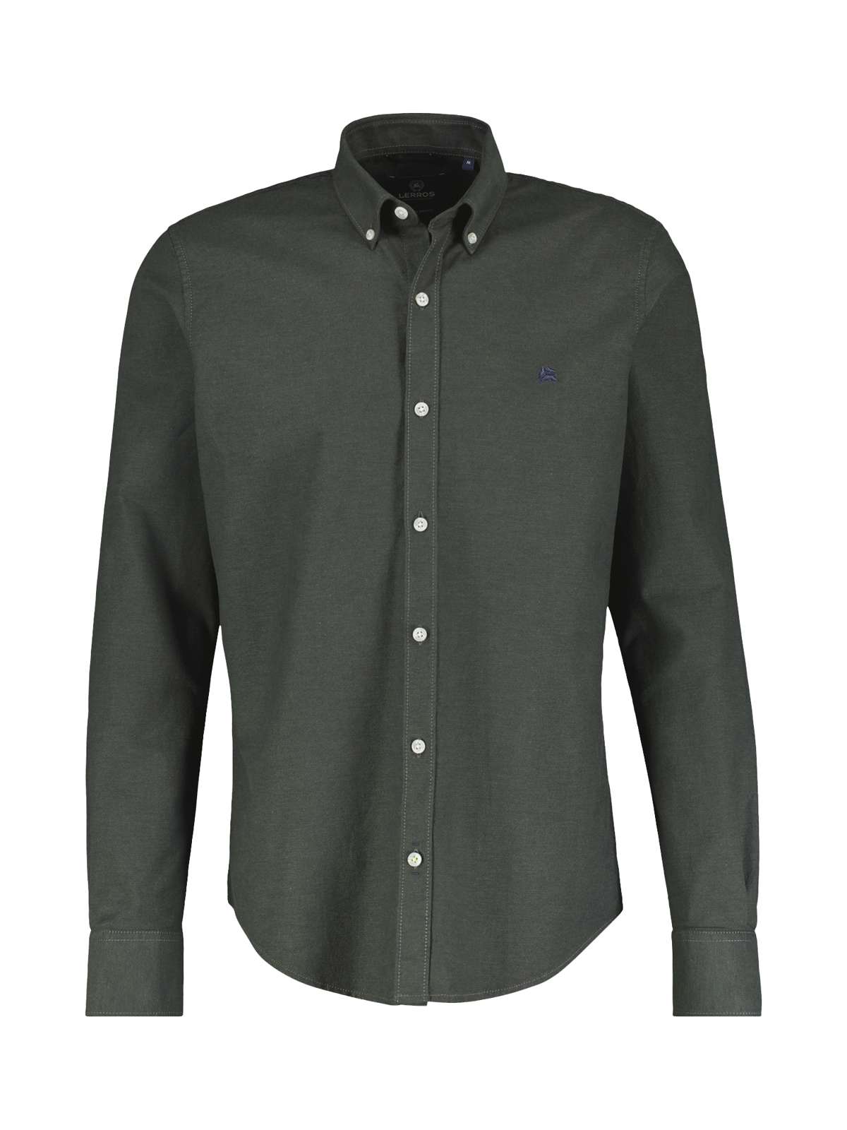 Рубашка с длинным рукавом LERROS Oxfordhemd mit Stretchanteil und Button-down-Kragen
