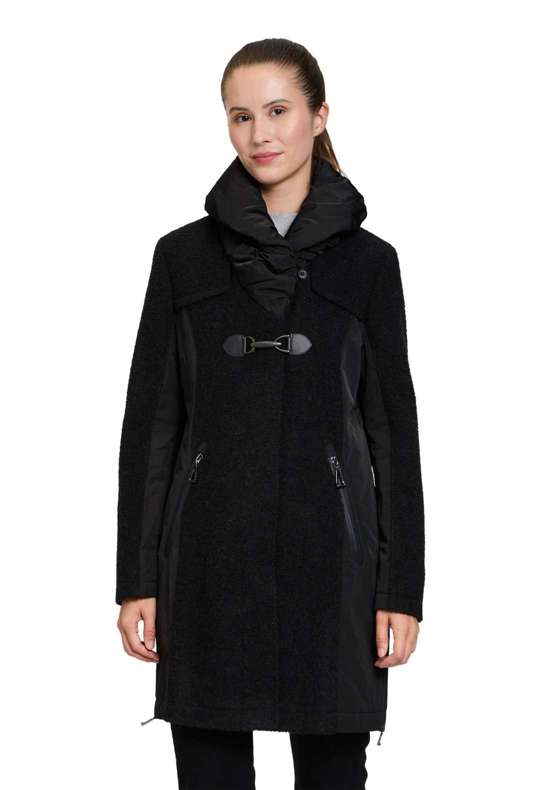 Шерстяная куртка Wolljacke mit hohem Kragen