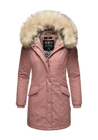 Зимнее пальто, стильная женская зимняя парка с капюшоном из искусственного меха.