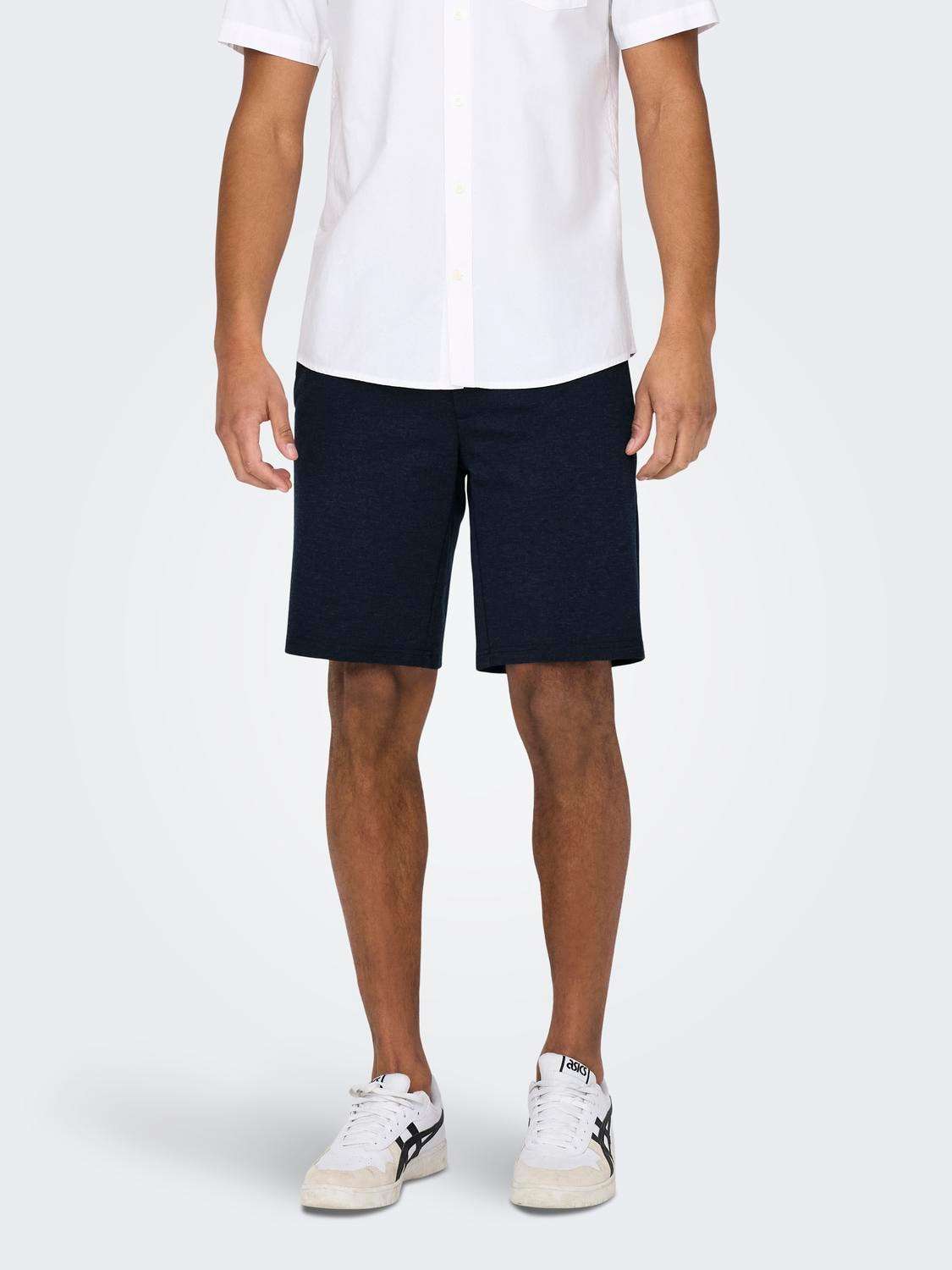 шорты чинос ONSMARK 0209 MELANGE SHORTS NOOS