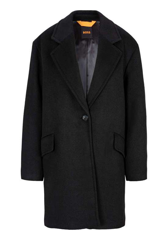 Короткое пальто с разрезом сзади C_Calesara1