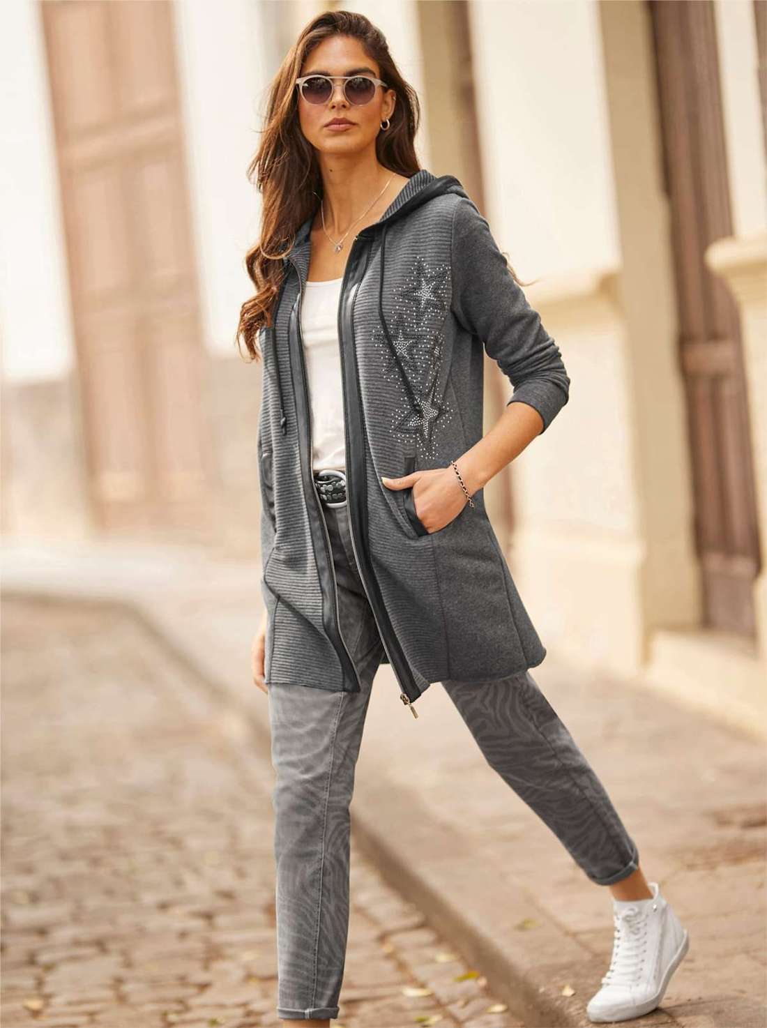 Куртка-рубашка Sweatshirtjacke