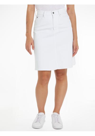 Джинсовая юбка, тканая юбка с вышивкой логотипа