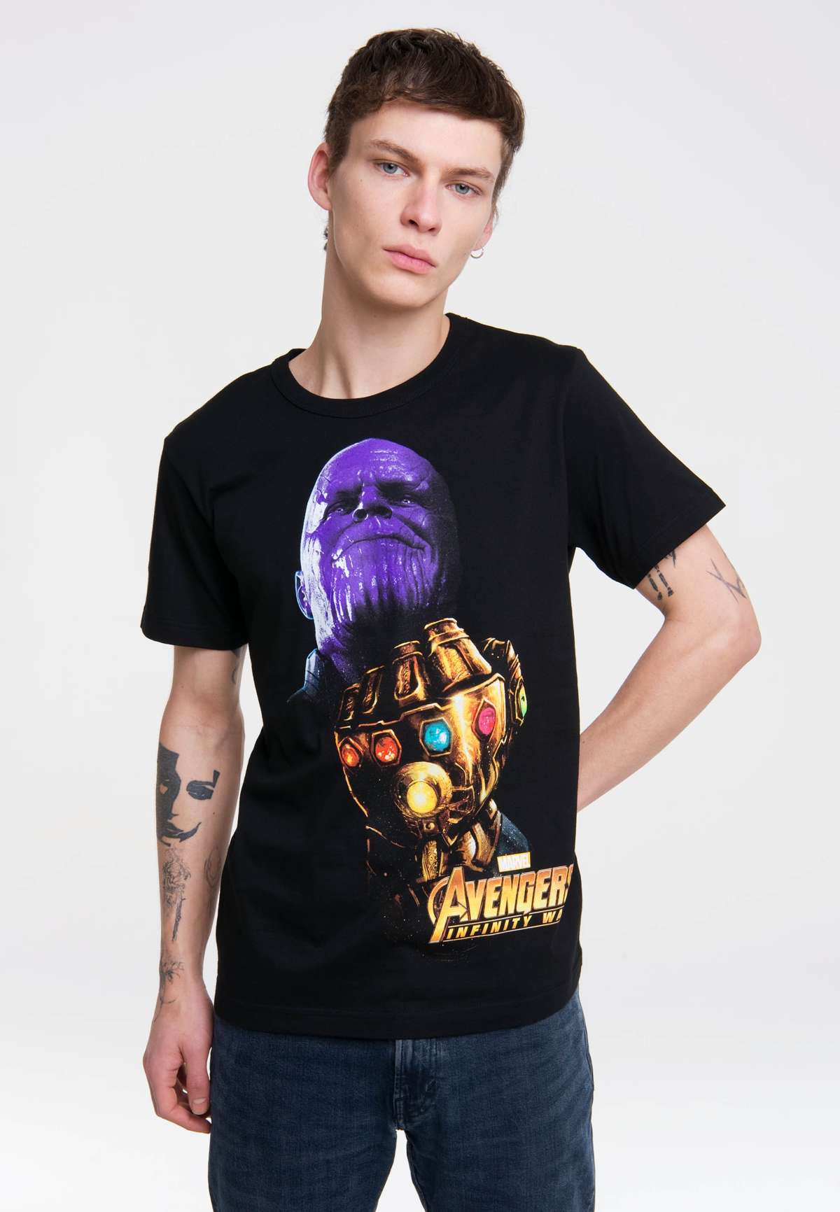 Футболка с принтом Таноса Marvel - Thanos
