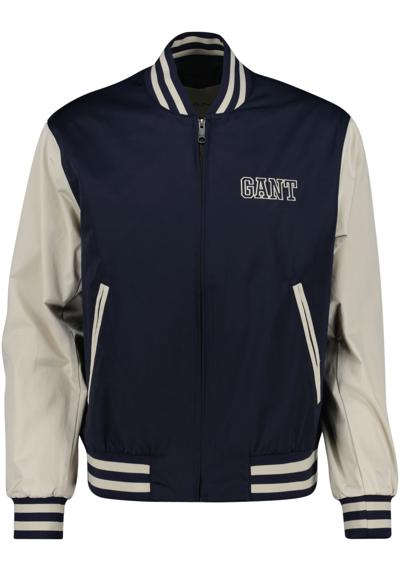 Бомбер с большим логотипом на спине. LIGHT VARSITY JACKET