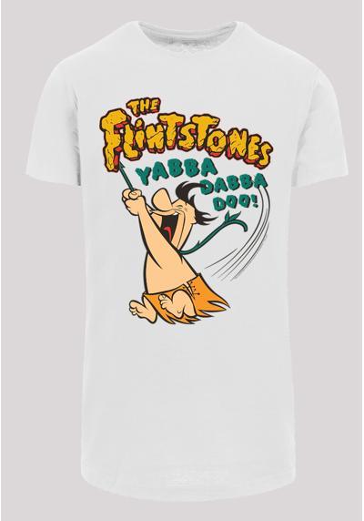 Рубашка с коротким рукавом Herren Fred Yabba Dabba Doo -WHT with Shaped Long Tee