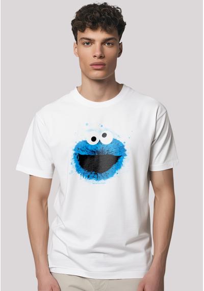 футболка Sesamstraße Cookie Monster Watercolor