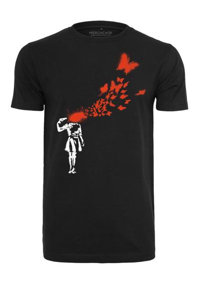 футболка Herren Brandalised - Banksy?s Graffiti Butterfly Tee