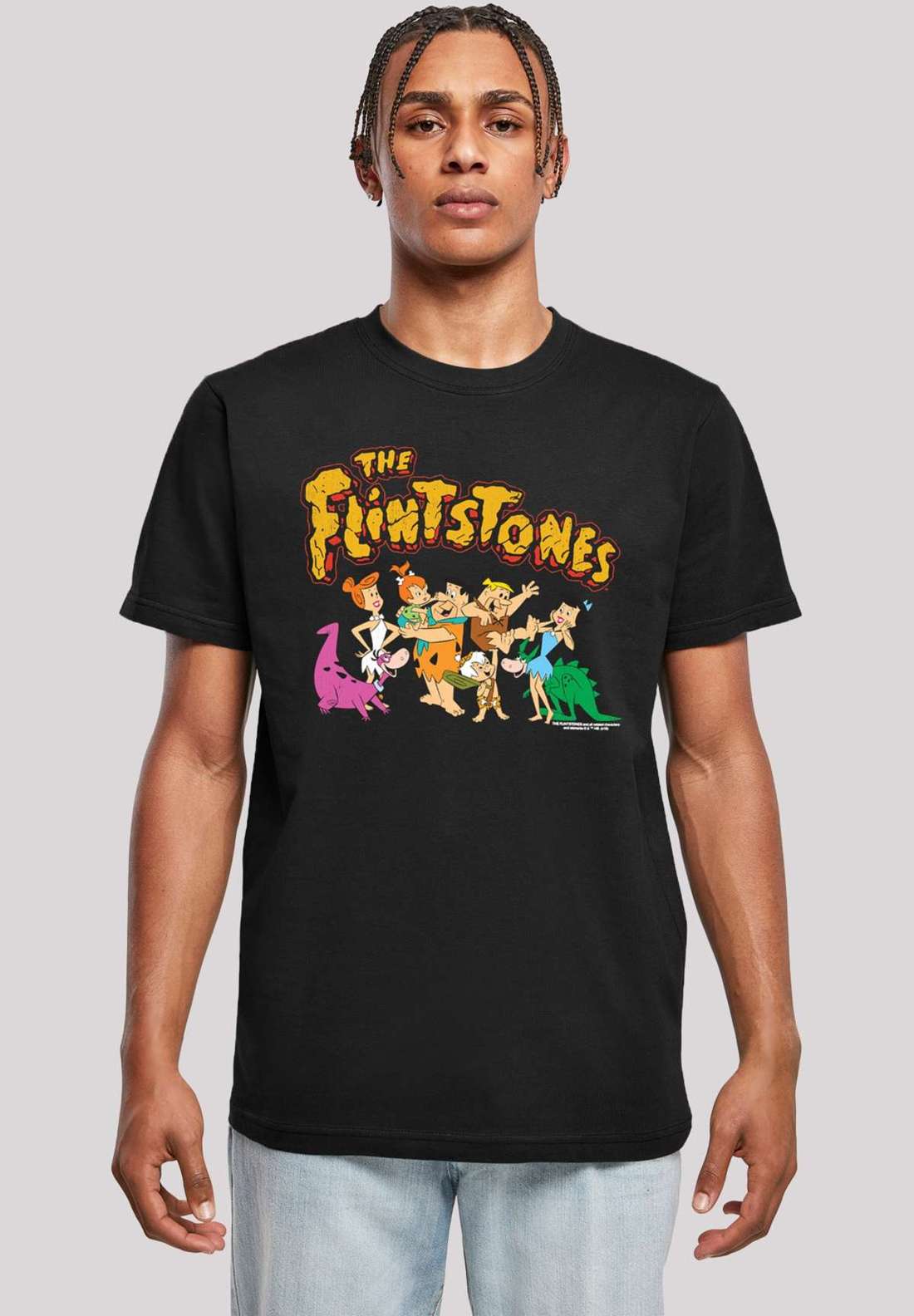 футболка Die Familie Feuerstein Group Distressed