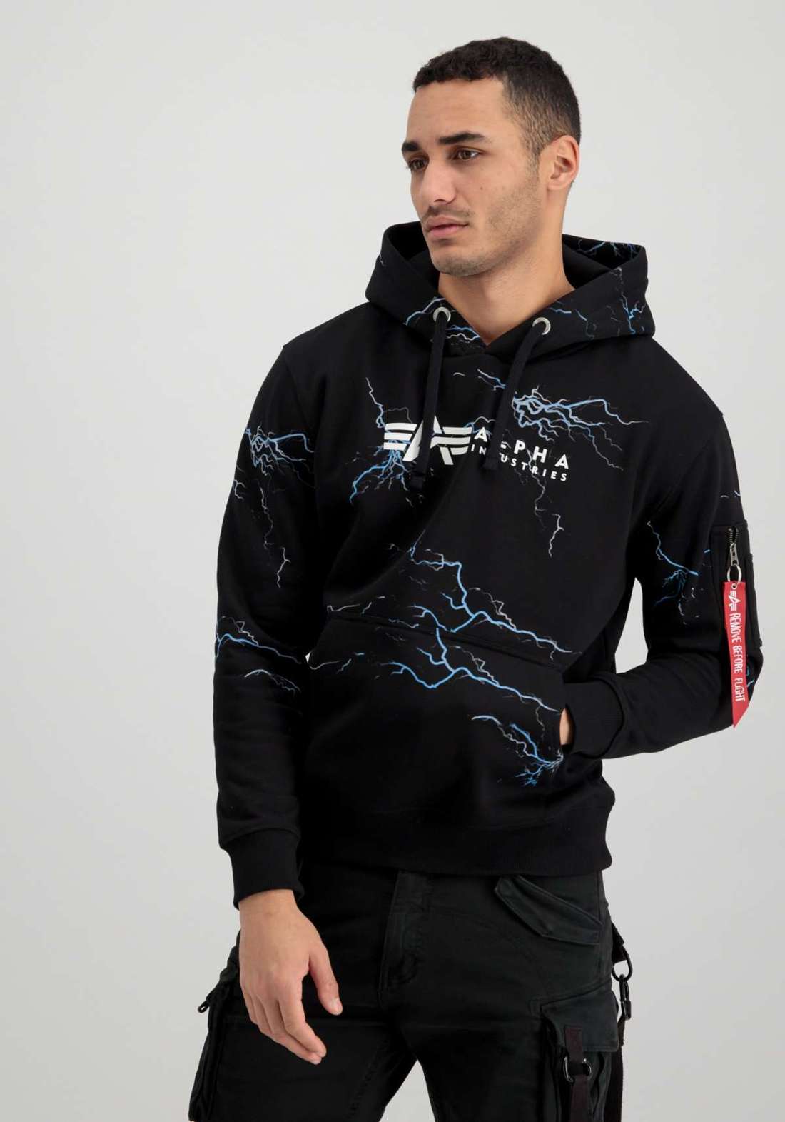 Толстовка с капюшоном Men - Hoodies Lightning AOP Hoodie