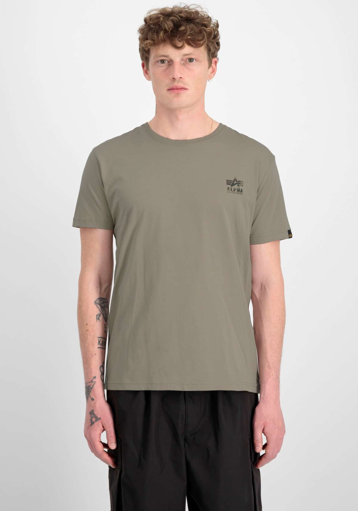 рубашка с круглым вырезом Camo Logo Puff Print BP T