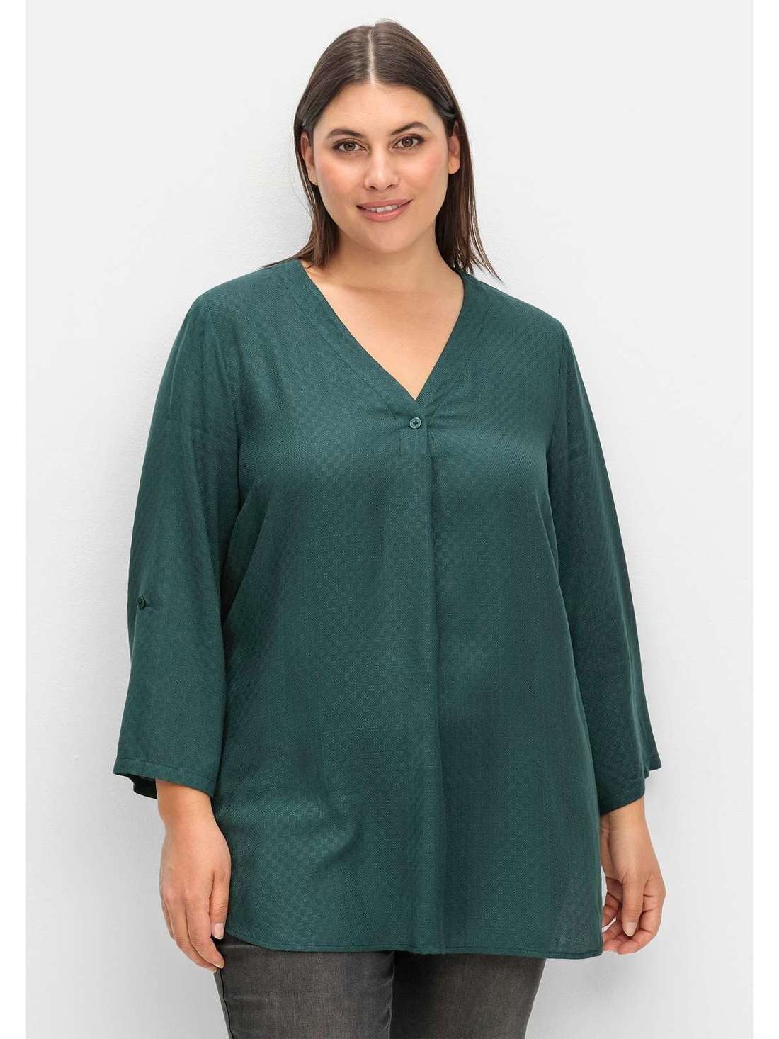 Туника структурированного вида Große Größen