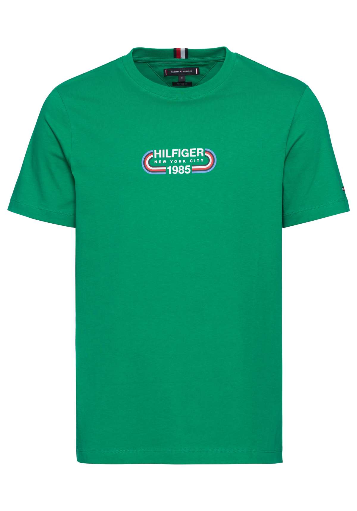 Футболка с графическим логотипом HILFIGER TRACK GRAPHIC TEE