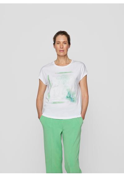 Рубашка с принтом T-Shirt mit Kurzarm