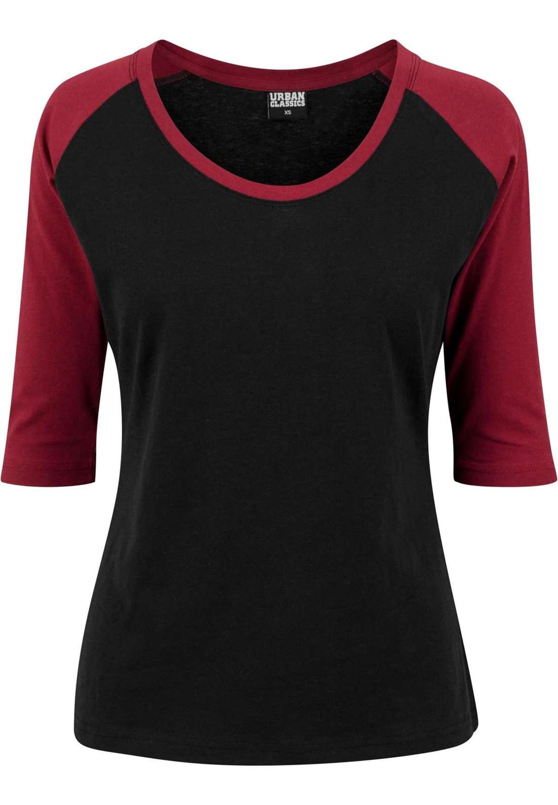 Рубашка с коротким рукавом Urban Classics Damen Ladies 3/4 Contrast Raglan Tee