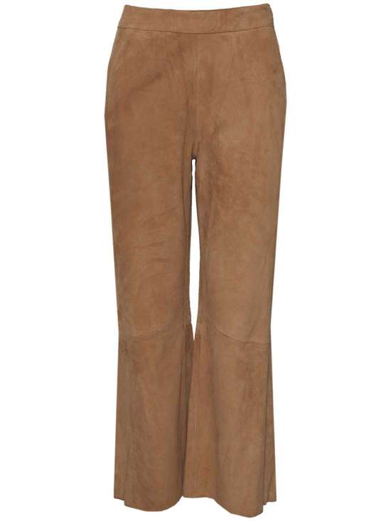 Кожаные брюки 42021164