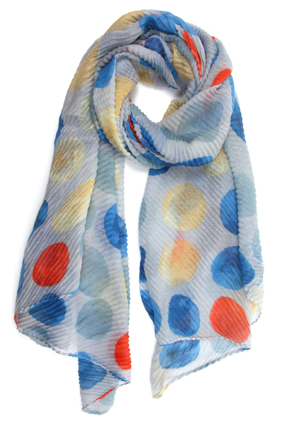 Модный шарф (1 шт.) с разноцветными кружками