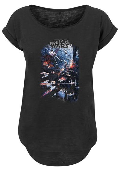 Рубашка с коротким рукавом Damen Star Wars Universe- with Ladies Long Slub Tee