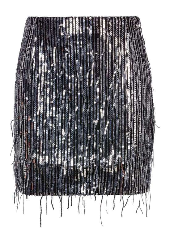 Тканая юбка с пайетками C_Vinges