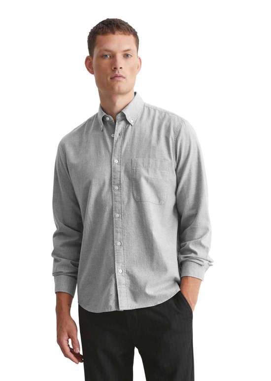 Рубашка с длинным рукавом aus weichem Bio-Baumwoll-Twill