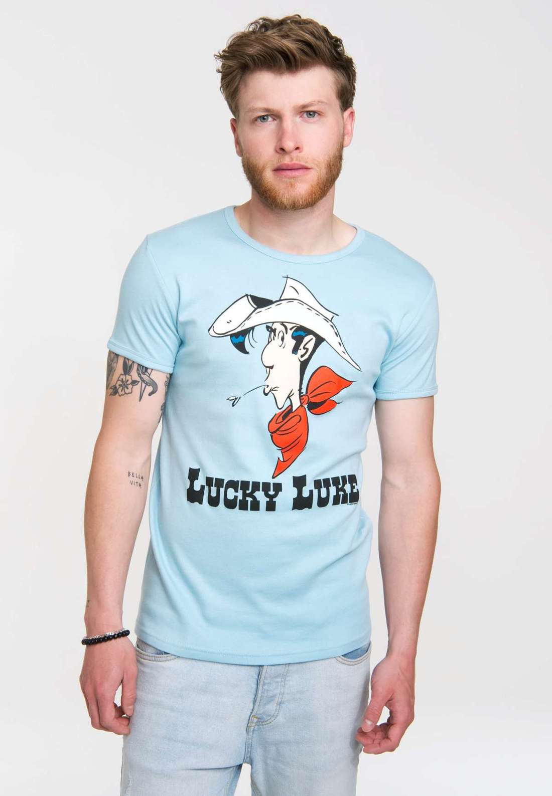 футболка Lucky Luke с принтом Lucky Luke Portrait