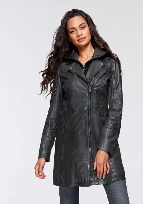 Кожаное пальто Seneka