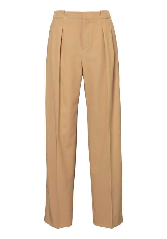 Плиссированные брюки с вышивкой BOSS