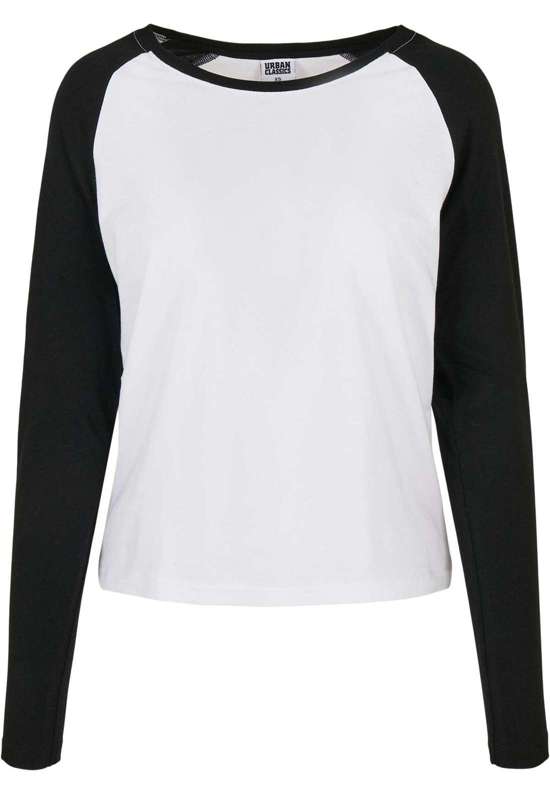 Рубашка с длинным рукавом Urban Classics Damen Ladies Contrast Raglan Longsleeve