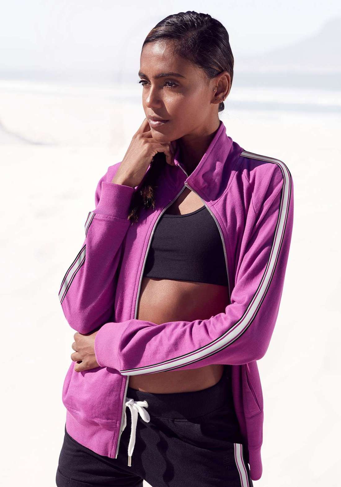 Толстовка с боковой тесьмой